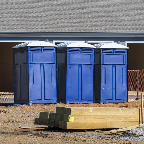 are there any restrictions on where i can place the portable restrooms during my rental period in North Royalton Ohio